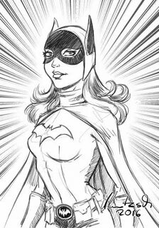 Batgirl by Maxnethaal Batgirl, Cool drawings, Humanoid sketc