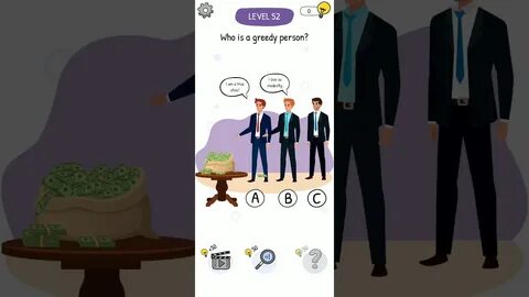 Who is? Level 52 Who is a greedy person Walkthrough Solution