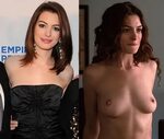 Энн Хэтэуэй (Anne Hathaway) в одежде и голая - Nudography.Li