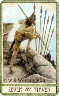 druidcraft tarot seven of wands - Pesquisa Google Tarot card