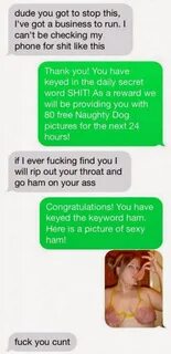 CUZZ BLUE: A Brilliant Troll On A Text Spammer (7 Pics)