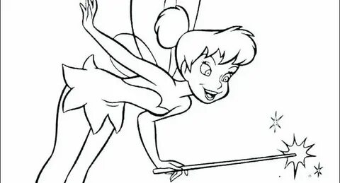Cute Tinkerbell Coloring Pages PDF To Print - Coloringfolder