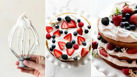 Fresh Berry Cream Cake Sally's Baking Addiction - YouTube