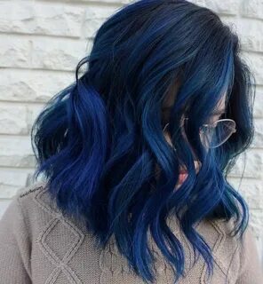 Diyjoy - Diyjoy Blue ombre hair, Short blue hair, Balayage h