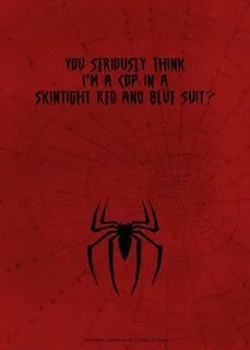design from the spine Spider man quotes, Spiderman, Spiderma