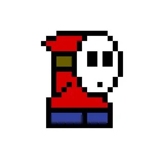 Editing Shy Guy - Free online pixel art drawing tool - Pixil