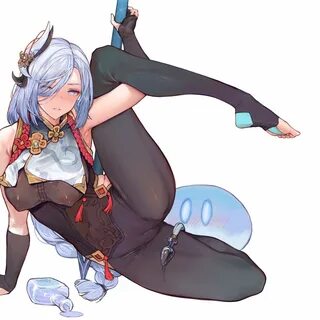 sexy, legs, hot girl, anime, pretty, babe, shape, hot babe, spread, tight, slime