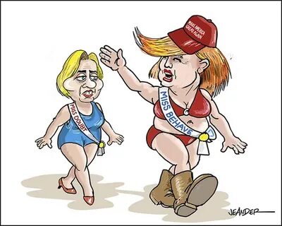 American beauty contest By jeander Politics Cartoon TOONPOOL