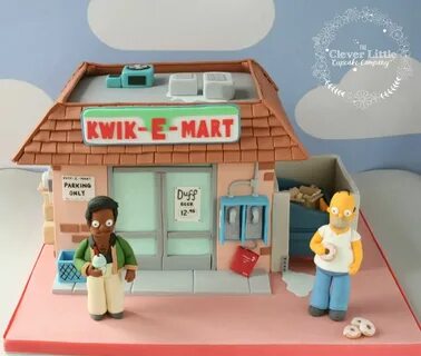 The Greatest Simpsons Kwik-E-Mart Cake That You’ll See Today