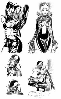 A Girl's Got Her Secrets by cluedog Venom girl, Symbiote, Bl