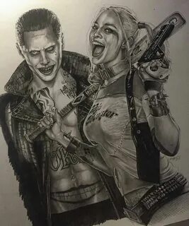 Motive Art Company on Instagram: "Harley and Joker pencil dr