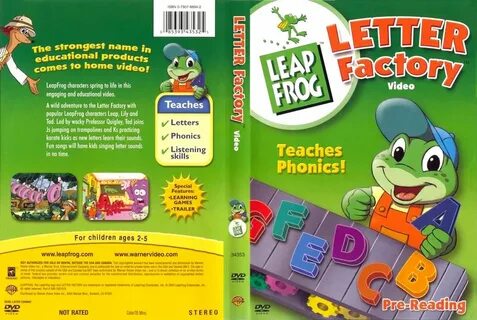 Leapfrog Letter Factory- Movie DVD Scanned Covers - Leap Fro