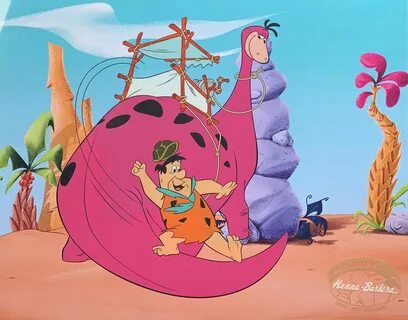 THE FLINTSTONES Sericel Quitting Time Animation Art Cel - Fo