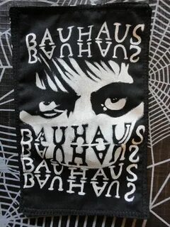 Hand Painted Bauhaus Patch. $12.00, via Etsy. Punk patches, 
