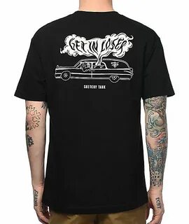 Lurking Class By Sketchy Tank Loser Black T-Shirt Zumiez in 