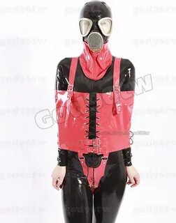 100% Latex Rubber Gummi Neck Corset Outfit 0.8mm Catsuit Wea