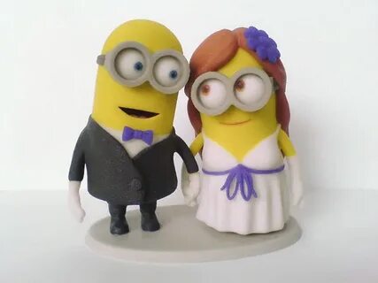 3d printed Minion wedding cake topper - Imgur