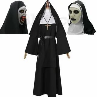 Купить Women Dress Robes Conjuring Scary Valak Suit Cosplay 