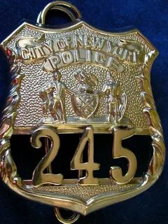 New York City Police Department Badge, US State of New York 