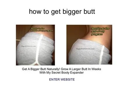 How To Get A Bigger Ass - Musely