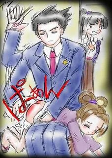 Xbooru - ace attorney maya fey pearl fey phoenix wright 1714