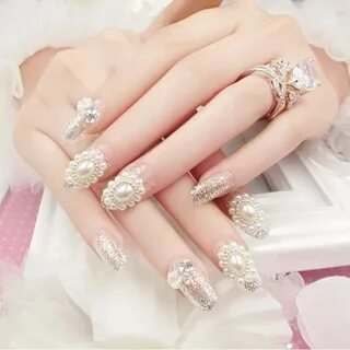 Vopregezi 1Box Round Nail Decoration Pearl Nail Art Rhinesto