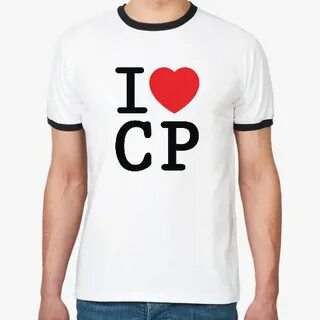 Футболка Ringer-T I love CP купить на Printdirect.ru 6484763
