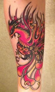 phoenix phenix tattoo feminine fire bird flame ashes burning