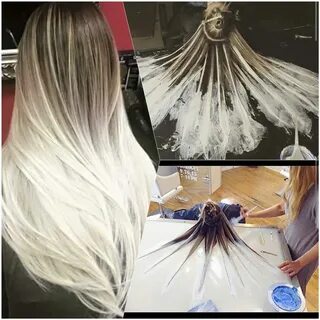 fluid hair painting - Google Search Hair color techniques, H