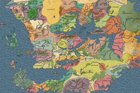 Northern Realms Map Milesia