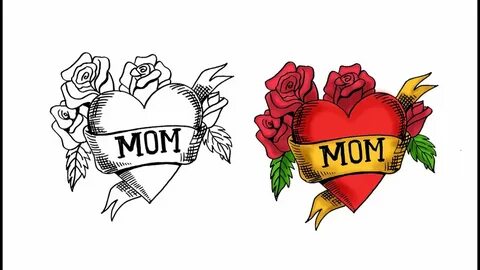 Mother's day drawing ideas - YouTube