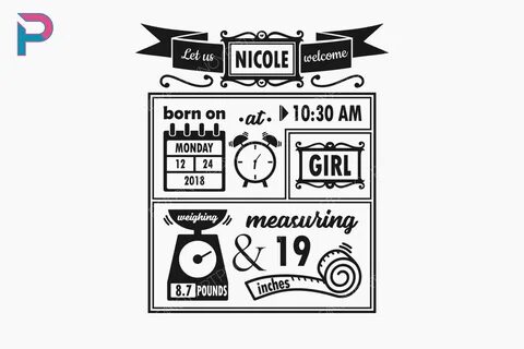 Blank Birth Announcement Svg Free - 1410+ SVG PNG EPS DXF in