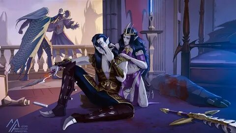 Image gallery for: Commission warhammer dark elves by mathiaarkoniel on dev...