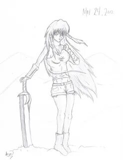 20+ Inspiration Anime Female Warrior Drawing Nasma Druga