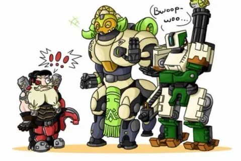 does anybody have orisa x bastion stories? Overwatch Amino