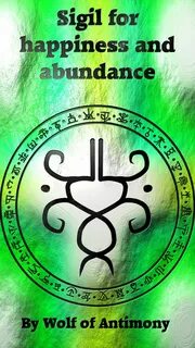 Sigil for happiness and abundance Sigil, Sigil magic, Magic 