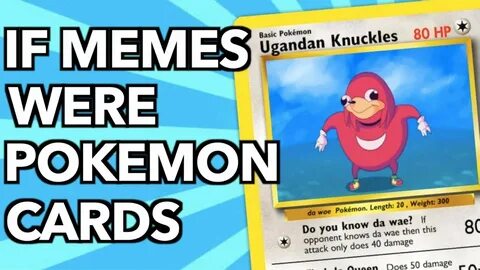 If MEMES Were POKEMON Cards - YouTube