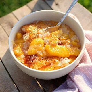 Fresh Peach Cobbler Recipe Recipe Easy peach cobbler recipe,