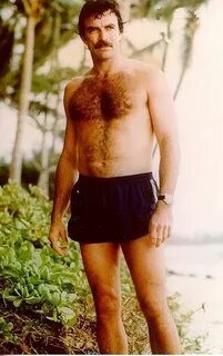 Tom Selleck is the hottest shirtless actor detective that tv