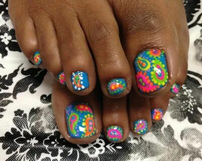 #nailart #funkytoes Toe nails, Pretty toe nails, Toe nail de