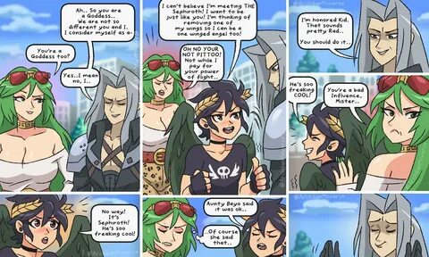 Palutena Meets Sephiroth Super Smash Brothers Ultimate Know 