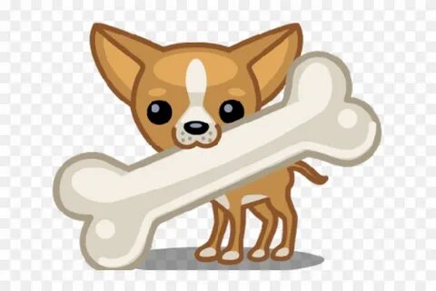 Bones Clipart Dog Bone - Cute Chihuahua Clip Art - Png Downl