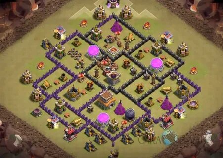15 Best COC Town Hall TH8 Defense Base Designs 2017
