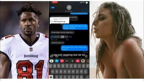Antonio Brown’s Private Texts, Photos Leaked By Model Ava Lo