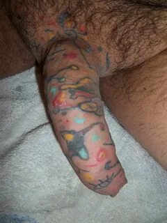 File:Penis tattoo - Genital tattooed like a canvas.jpg - Wik