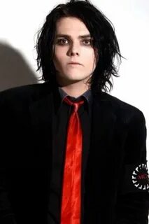 Gerard way three cheers for sweet revenge red tie and black 