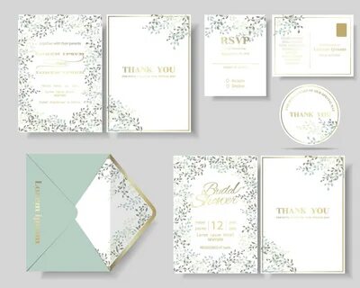 Floral Wedding Invites Templates Zaproszenia Slubne do Wydru