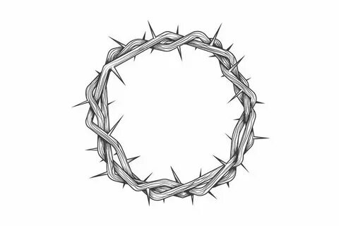 Hand Made Crown of Thorns Tattoo (1259144) Illustrations Des