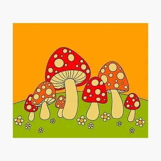 "Mushrooms" Photographic Print by MissPennyLane Redbubble