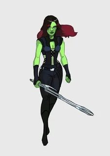 tohdaryl: " Gamora fan art! " Marvel fan art, Gamora marvel,